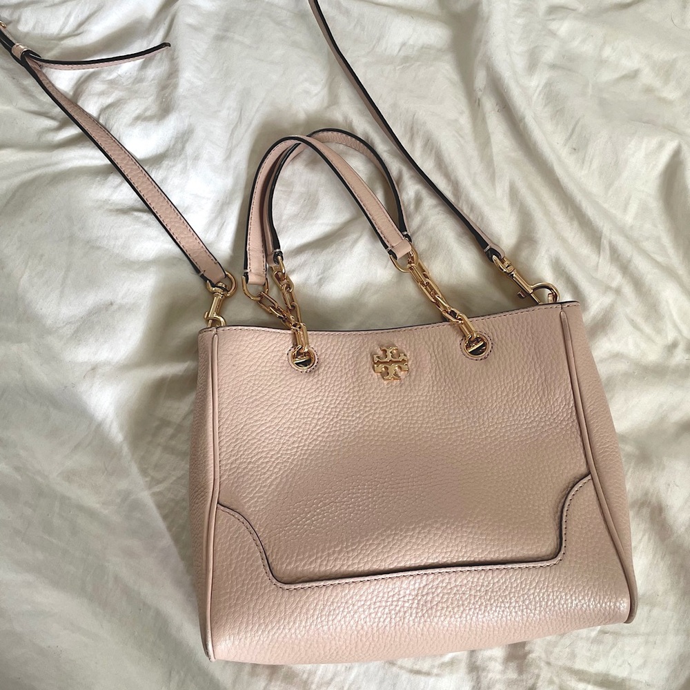 Blush pink Tory Burch purse